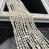 1String, White Natural Freshwater Pearls, Kexu Pearl Beads for Jewelry Making DIY Necklaces, Bracelets Crafts (Beads 4-5mm, Length 36cm)