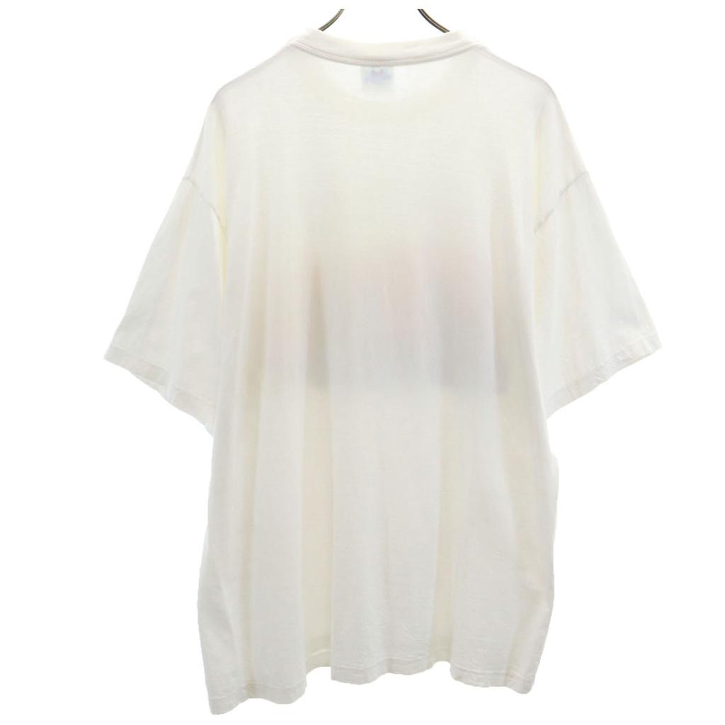 90s Old Manga Artist Ulyssein Short sleeve message T-shirt XXL Uli Stein Men's Used