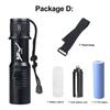 Scuba Diving Flashlight IPX7 Waterproof Grade Professional 200M Underwater Torch Lamp Dive Lantern LED Submarine Safety Light