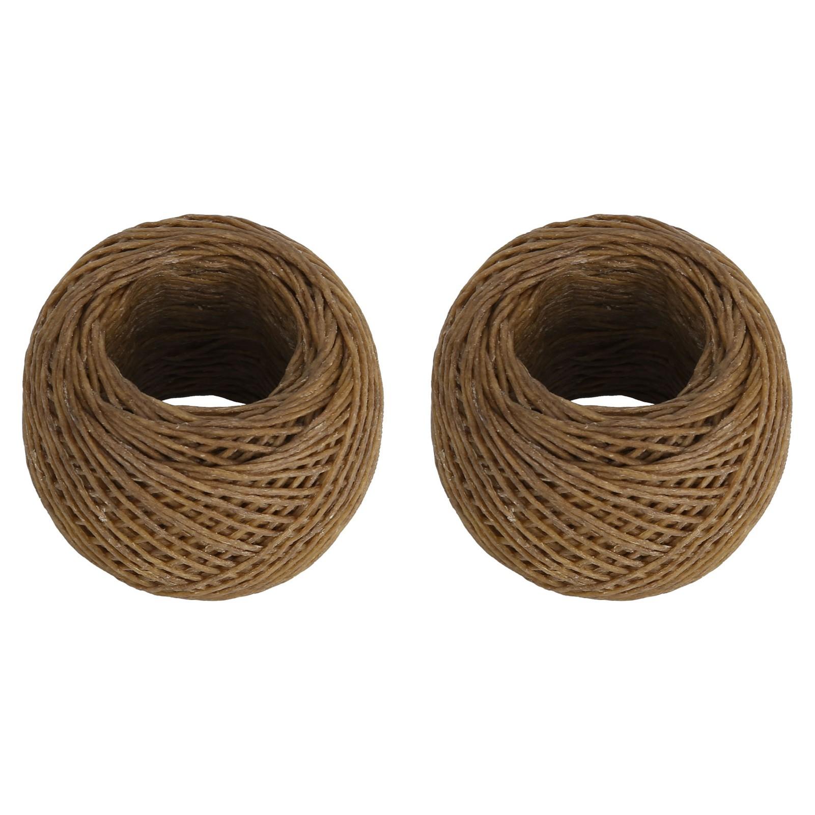 

2pcs Candle Wicks 1.2mm Manual Aromatherapy Safety Environmental Friendly Hemp Candle Wick for DIY Oil Lamp