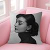 Audrey Hepburn Lipstick Cushion Cover Car Throw Pillow Case For Sofa Car Christmas Gift