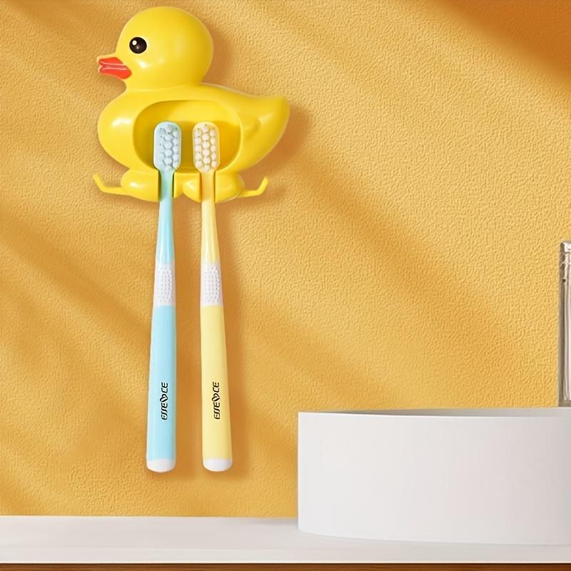 No-Drill Suction Cup Bathroom Organizer, Waterproof Dustproof Plastic Duck-Shaped Home Decor for Bathroom Storage, Bathroom Accessories