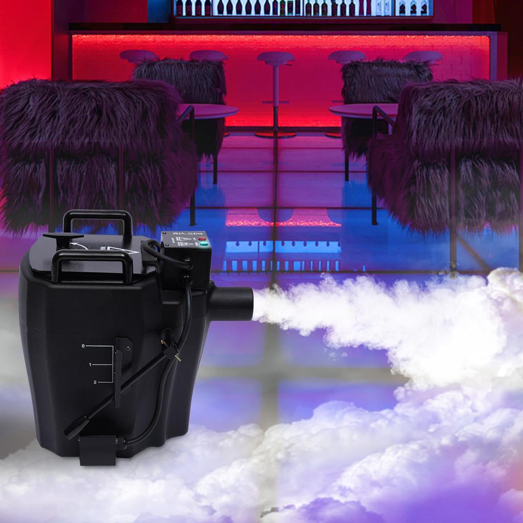 3500W DJ Stage Effect Dry Ice Machine Portable Performance Event Smoke Machine Wedding Party Low Smoke Machine