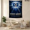 Name Custom Hsv Bilder Logo Wall Tapestry Aesthetic Wall Hanging Printed Fabric Blanket Decorative Tapestries for Bedroom Living Room Home Decor