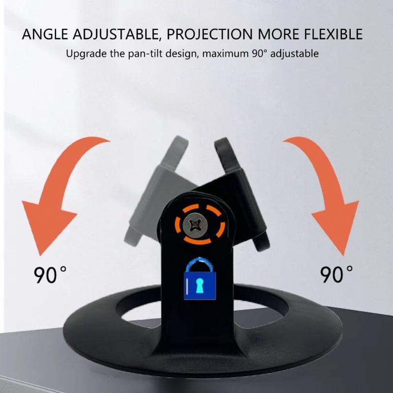 Adjustable Projector Mount Stand With Flexible Tilt Function Universal Compatibility For Home Theater Office Use