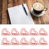 100pcs Paper Clip Foot Shape Cute Anti Slip Portable Paperclip for Bookmark Office Document File