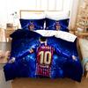 3D Three-Piece Size Football Quilt Cover Quilt Cover Home Textile
