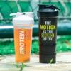 Portable Shaker Bottle With Measurement Markings Ideal Gift for Fitness Lovers Protein Meal Replacement