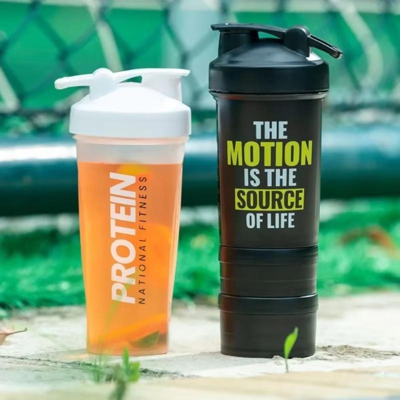 Portable Shaker Bottle With Measurement Markings Ideal Gift for Fitness Lovers Protein Meal Replacement