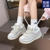 2025 new platform-soled campus sports and leisure bread shoes women's autumn skateboard shoes trendy cool sports shoes versatile