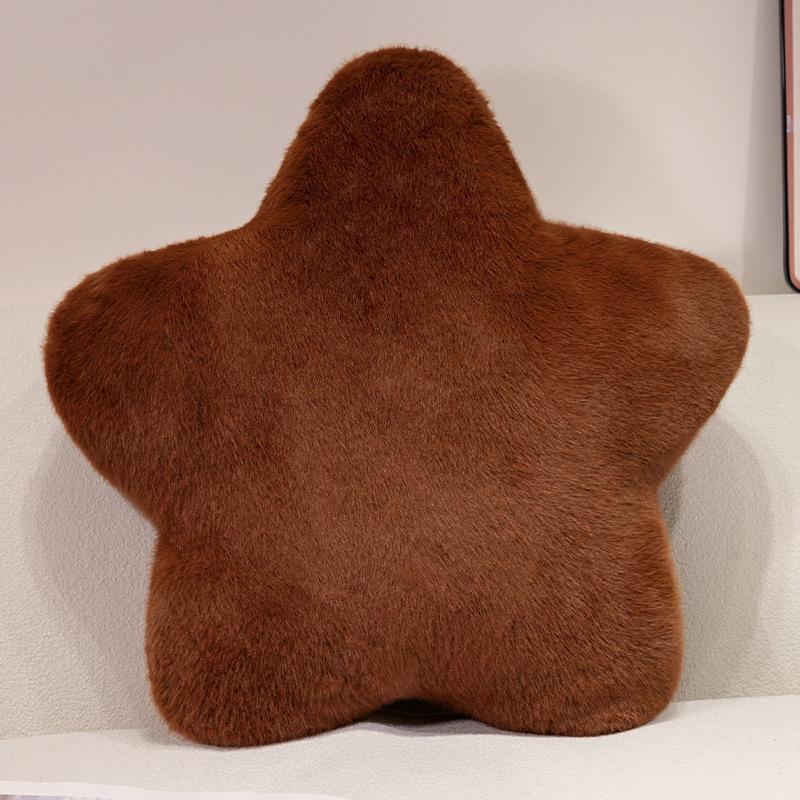 Nordic Style Star Throw Pillow Plush Toy Pentagram Doll Home Sofa Pillow Cushion Girl Doll