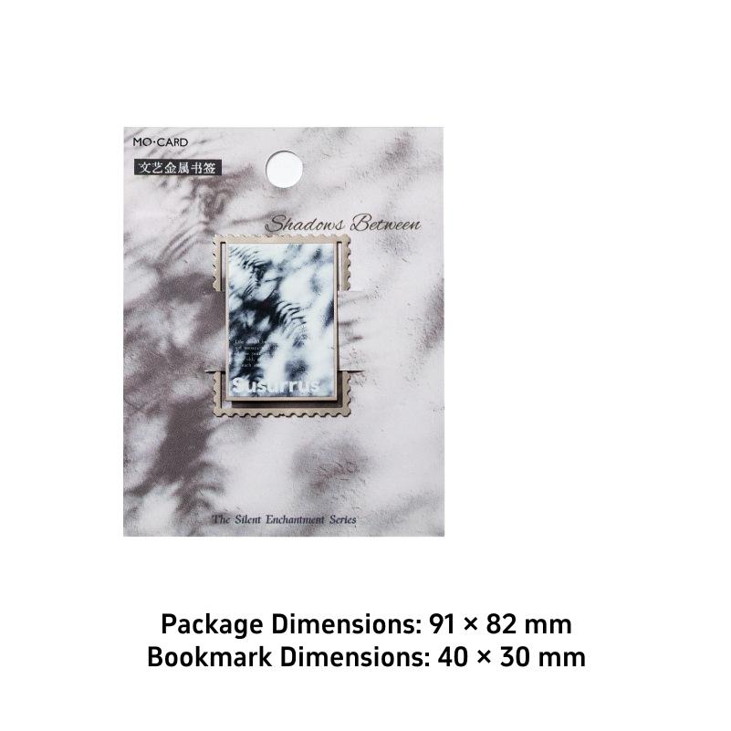 

All Things Silent Enchanting Metal Bookmark Minimalist Instagram-Worthy Student Reading Study Marker High-Quality Book Page Clip
