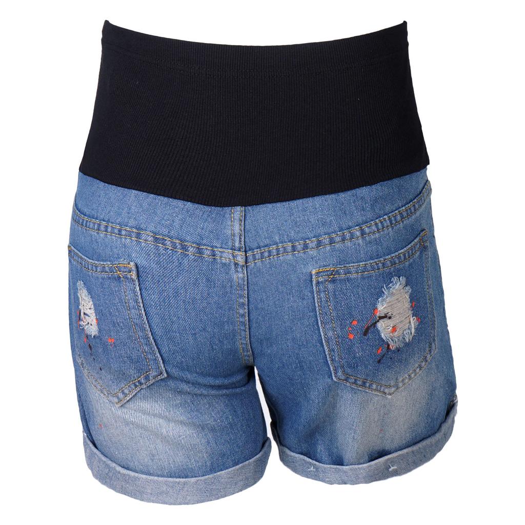 Fashion Summer Ripped Denim Maternidad Shorts apoyo vientre para mujeres  embarazadas pantalones cortos de embarazo comprar a buen precio — entrega  gratuita, reseñas reales con fotos — Joom