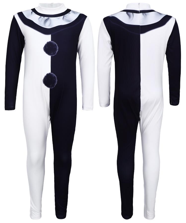 Haunted Clown Halloween Costume: Scary, Bloody Horror Cosplay for Stage and Role Play