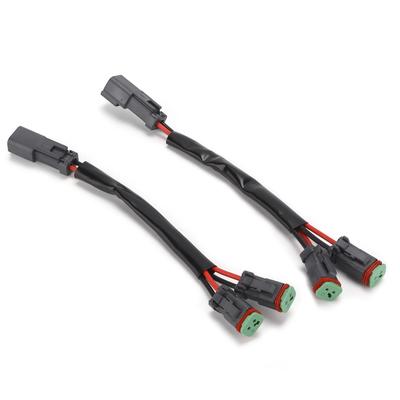 2pcs LED Work Light Socket Wiring Harness 2? 2Pin Male To Female Universal for Car