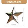 Stylish Star Shape Shape Breastpin Metal Brooch Five Pointed Star Badge Jewelry Fashion Accessory for Clothing and Bags