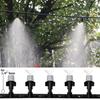 10-20M Garden Misting Fog Nozzle Spray Head w/ 4/7mm Tee Connector for Patio Lawn Automatic Plant Watering System