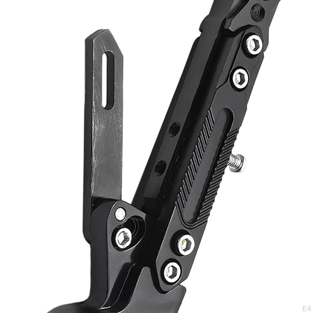 Motorcycle Kickstand with Adjustable Leg Support
