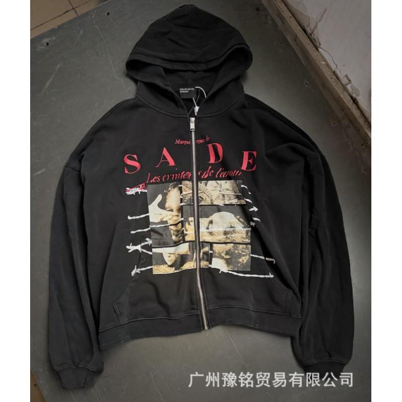 Unisex Oversized Cotton Graphic Print Hoodie Streetwear Loose Fit Casual Sweatshirt