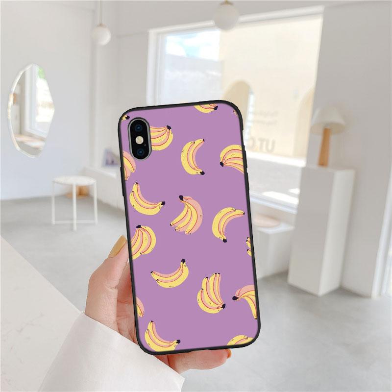 

PP36 Fruit Banana pineapple Soft Shell Phone Case for OPPO A3 Pro A72 A74 A76 A77 A77S A78 A79 A94 A95 A18 A40M A58 OPPO A72 4G