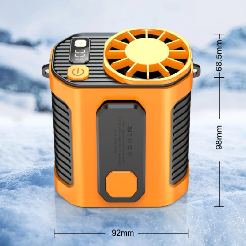 Waist-Mounted Fan Cooling High-Temperature For Outdoor Work Room Welding Site Portable Multifunctional Belt Fan Cool Clip Fan