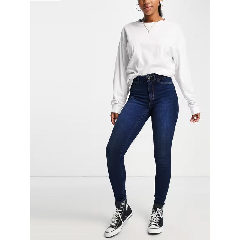 

2 Pieces 90% off New Arrival European Sheet Super Plus Size 150.00kg Dark Blue Skinny Jeans Liggings Silm Dark Blue High Elasticity Denim Youpin CATO dark blue Skinny Jeans(D3Z4) 18W