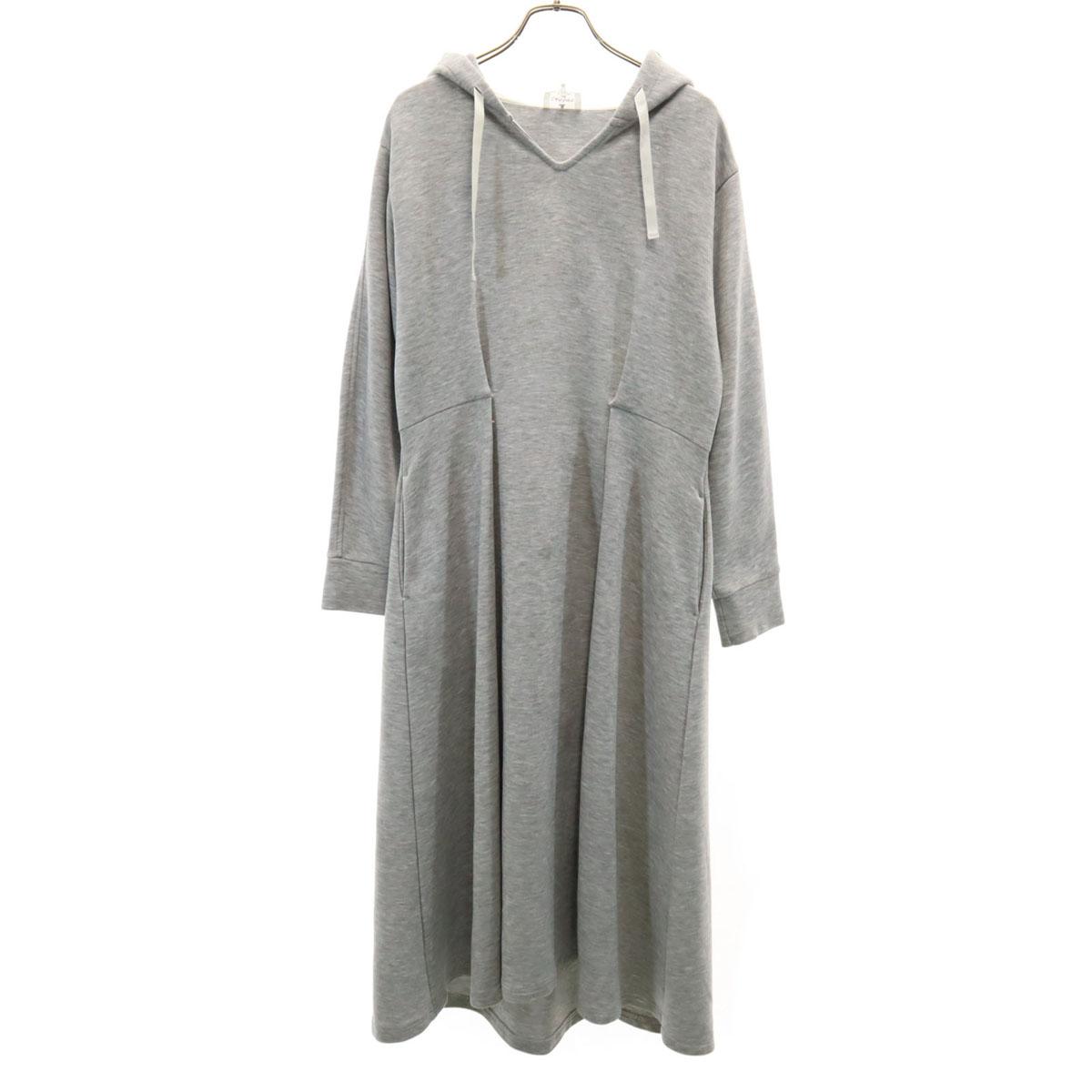 

LANVIN en Bleu Long sleeve Long dress 38 gray Women Used