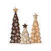 1pcs Wooden Christmas Tree Ornament with Stars, Multifunctional Holiday Decor, Suitable for Tabletop, Mantlepiece, And Fireplace