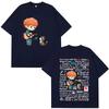 Vintage T-Shirt Ed Sheeran Europatournee 2026 Graffiti Muster T-Shirts Unisex Damen Baumwolle Kurzarm Oversized Mode T-Shirts