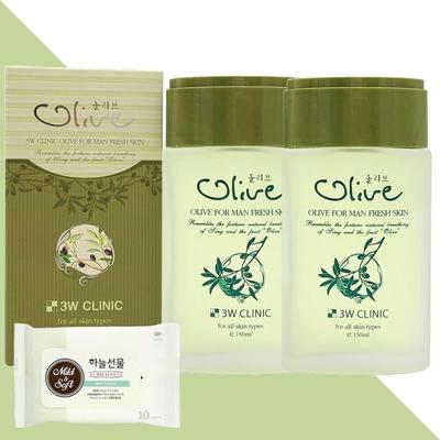 Olive For Men Fresh Skin 150ml 2 Stück, 2 Stück