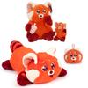 Disney Red Panda Plush Toy With Transforming Feature
