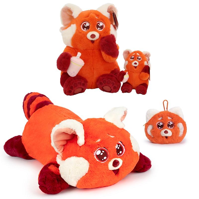 Disney Red Panda Plush Toy With Transforming Feature