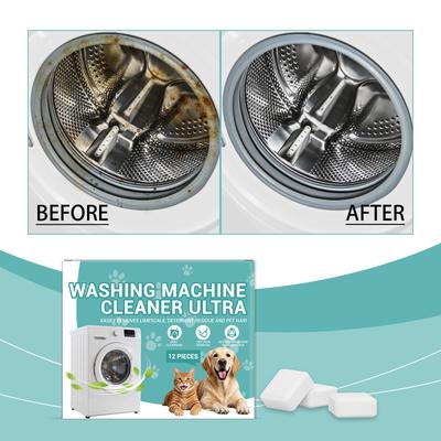 Washing Machine Cleaning Sheet, Gentle Stain Removal And Descaling, Household Drum Washing Machine Cleaning And Protective Cleaning Sheet