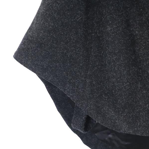 MACKINTOSH PHILOSOPHY Sanyo Shokai 7 Minutes Sleeve Poncho Gray Women Used
