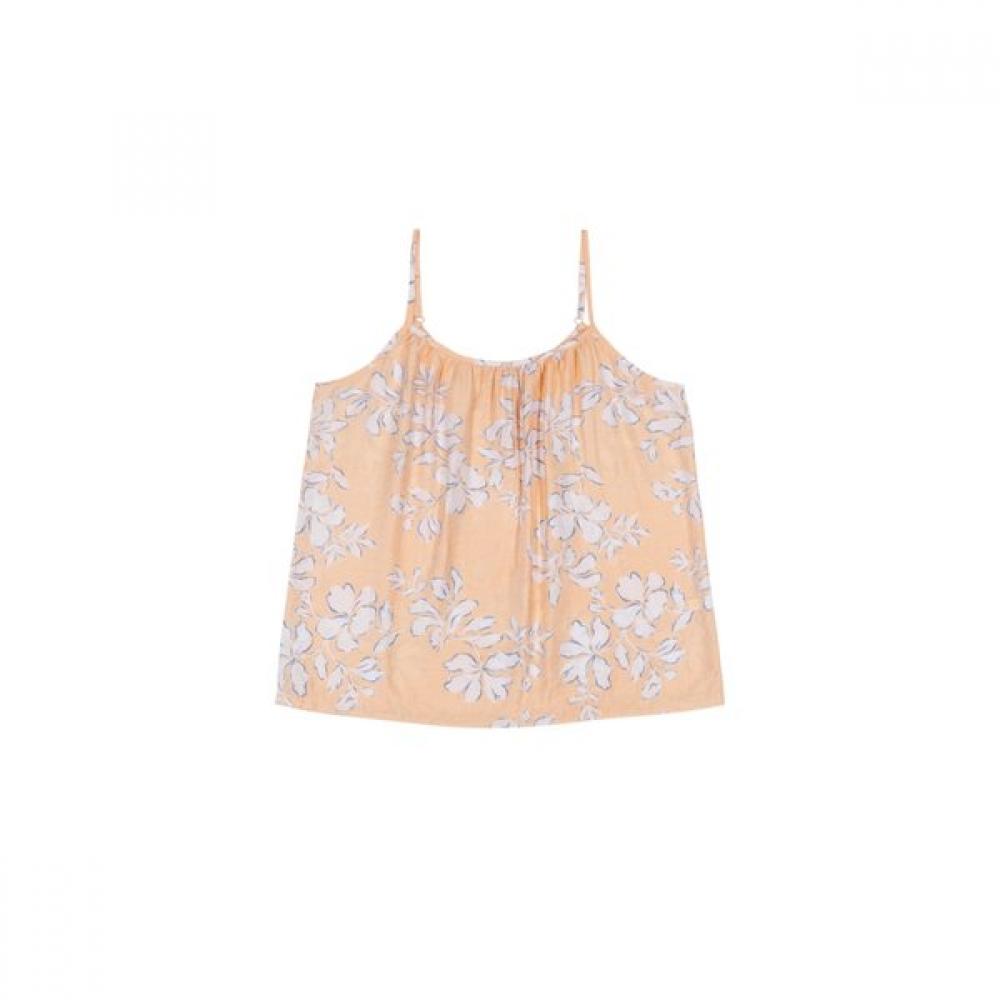 Barbara Women S Orange Flower Pattern Pajama  awp4627S 