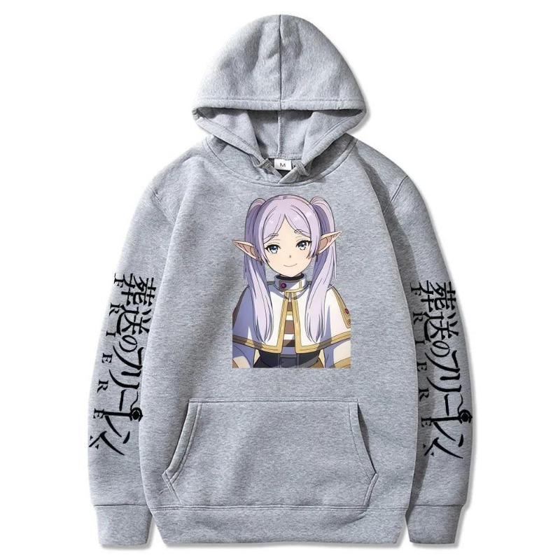Japan Anime Frieren Beyond Journey's End Hoodies  Design Men Women Sweatshirt Fleece Oversized Couples Casual Hoodies