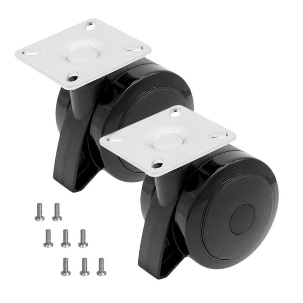 2 stuks BBQ 69827 69828 Vervangende Wielset Voor Weber Voor Spirit 200/300 Grills 4651240551 Vergrendelende Wielen Met Plaat En Schroeven