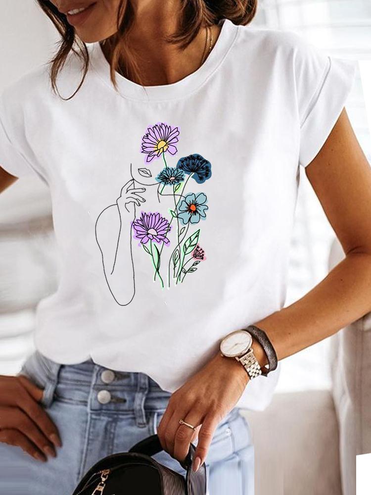 Clothes Fashion Love Plant Cute Lovely Style Short Sleeve Pr