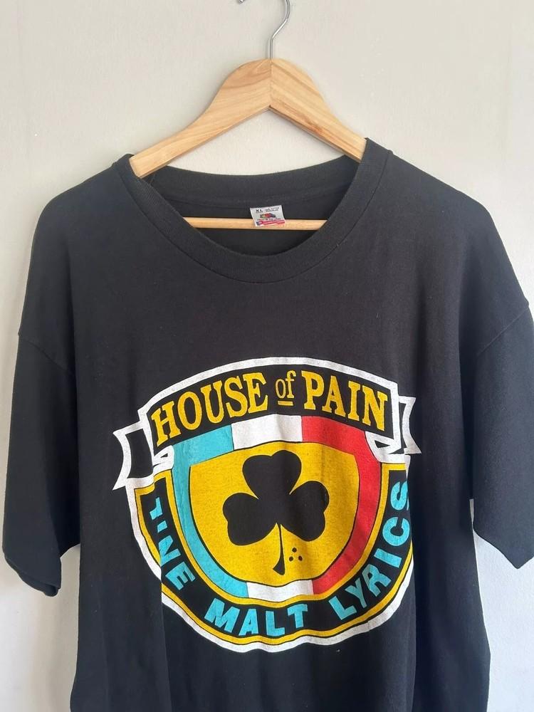 

House of Pain Fine Malt Lyrics Black Unisex T-shirt Reprint S-5XL KH13264 Unisex T-Shirt XXL