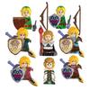 DT8906 Blocchi da Costruzione Cartoni Animati Educativi Giocattolo Fai da Te Mini Figure Anime per Regali Festa