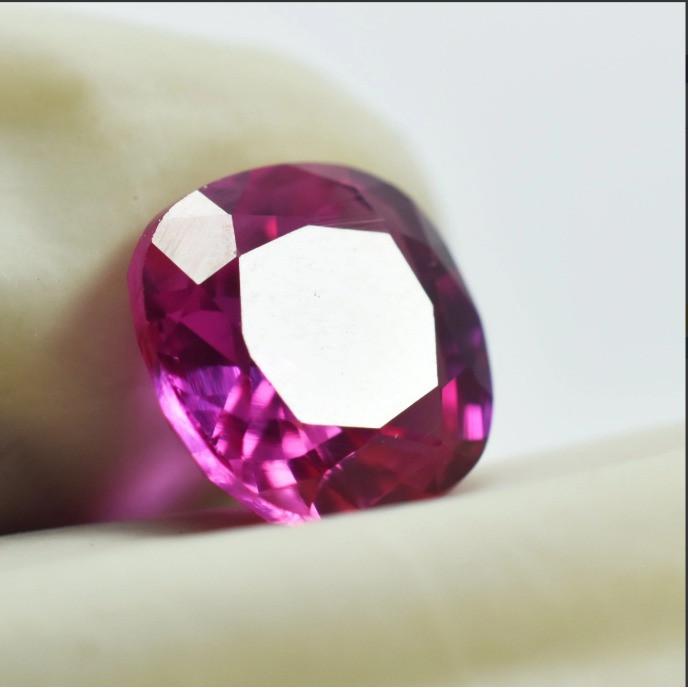 Natural Pink Sapphire Loose Gemstone 18-20 ct Square Cushion Treated September Birthday Birthstone