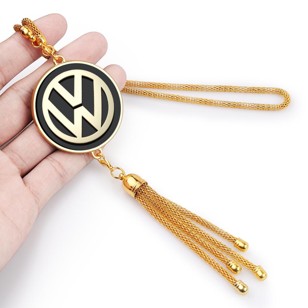 

Car Metal Car Interior Ornaments Rear View Mirror Pendants For Volkswagen Golf Caddy Passat GTI Lavida Sagitar Scirocco Tiguan