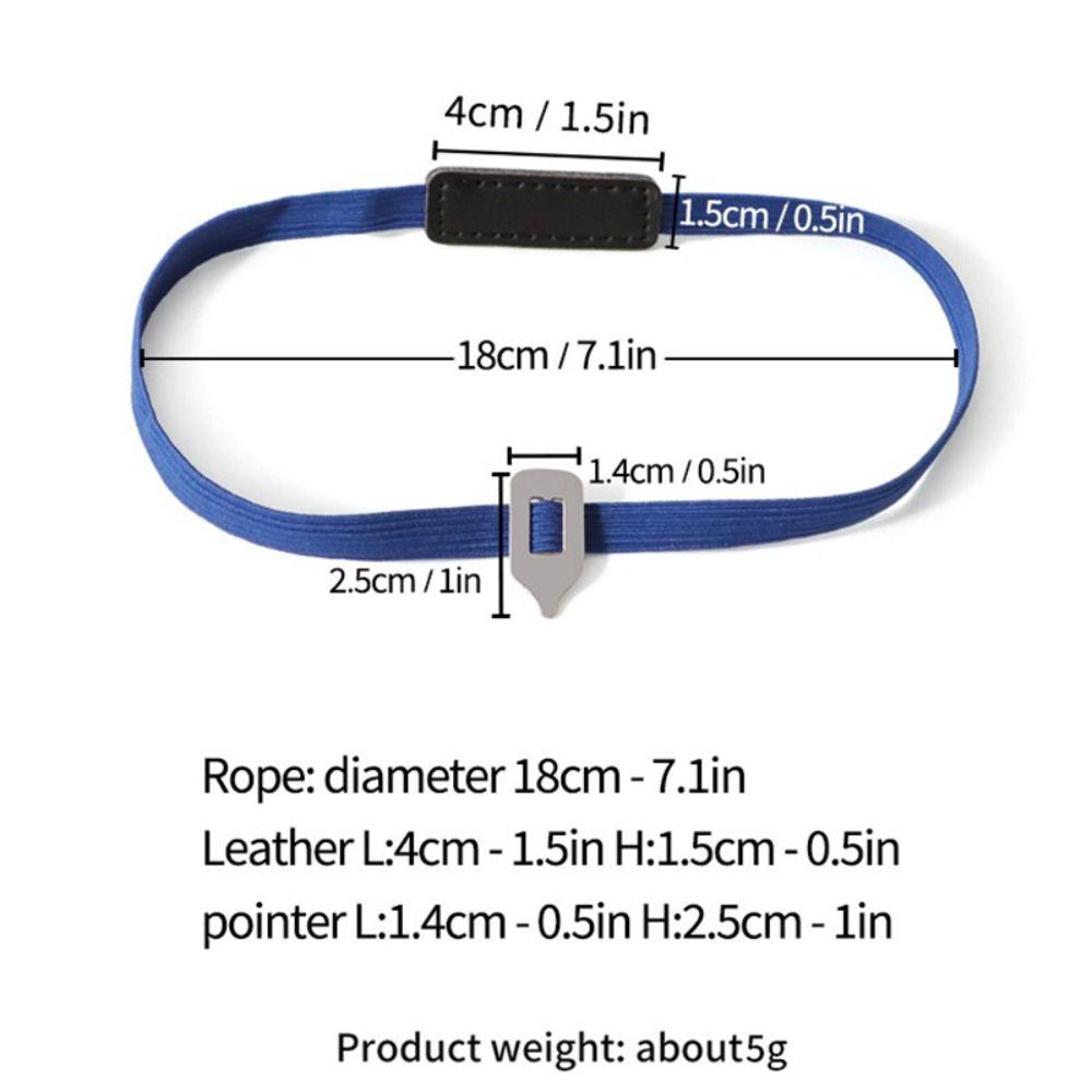 Metal Pointer Elastic Bookmark Elastic Webbing Flexible Strap Bookmark Book Clip  Gift