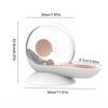 Snail Shape Pet Automatic Fountain 2.8L Large Capacity Transparent Visibility Cat Dog Water Feeder Refills Automatically