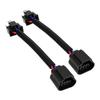 2 stk H4 Hann til H13 Hunn Kontakt Bil Pigtail Ledning Ledningsnett Adaptere for Ford