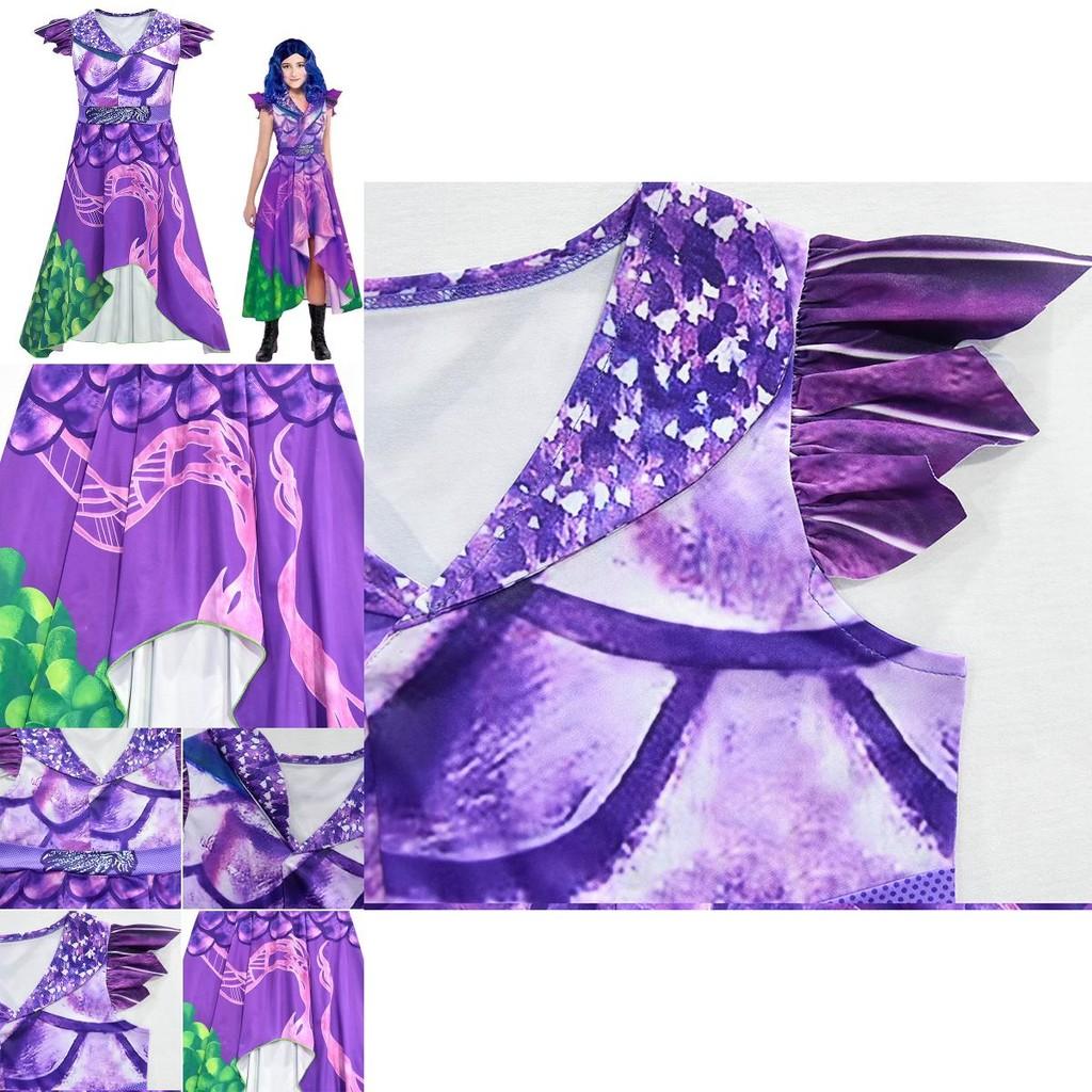 Costum Encantator Mal Cosplay Descendants 3 Pentru Fete Perfect Pentru Distracție de Halloween