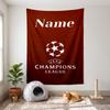 UEFA Champions (1) Customizable name decorative wall tapestry ideal choice for wall decor in bedrooms living rooms dorms and home