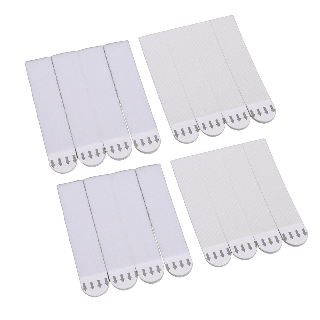 10 Sets Picture Frame Hanging Strips Touch Fastener Mounting Strip Adhesive Tape for Installing Photos Decorations