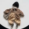 Kids Boys Girls Thick Fleece Lined Warm Loose Casual Trousers