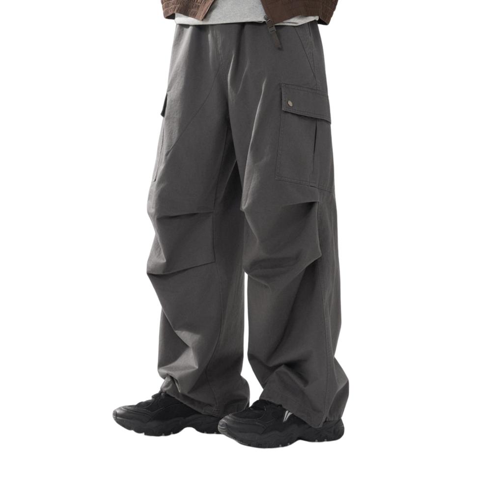 Li Ning Sports Lifestyle Series Loose Embroidered Logo Autumn Casual Pants Men Bottoms AKXV379-6